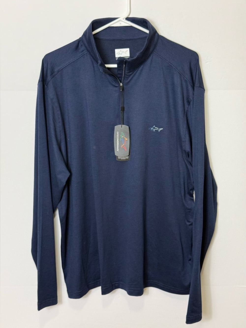 Greg Norman Collection Navy Performance Quarter-Zip Jacket